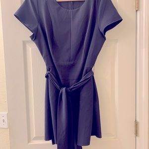 Navy blue, belted romper